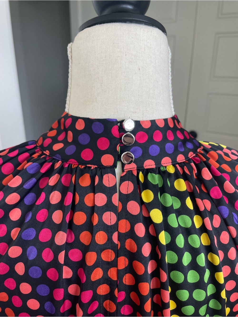 New York & Co Multicolor Polkadot Tunic Dress Deadstock - Picture 5 of 12
